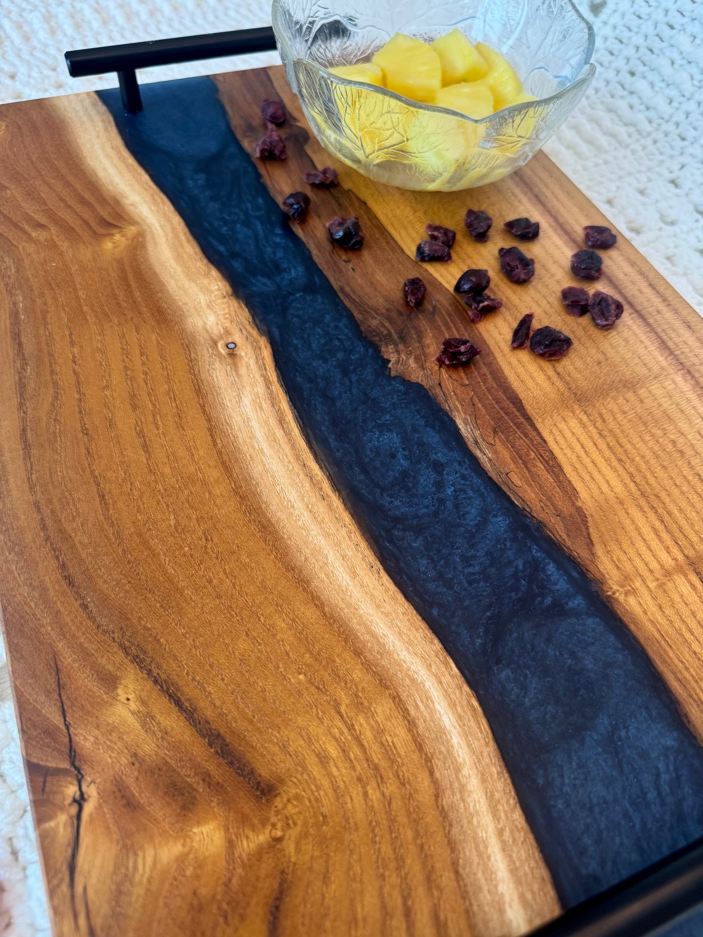 Mulberry and Midnight Blue River Charcuterie Board